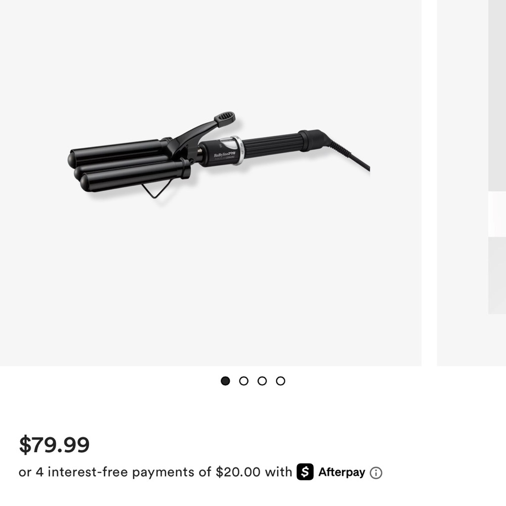 Babylisspro porcelain ceramic triple barrel waver